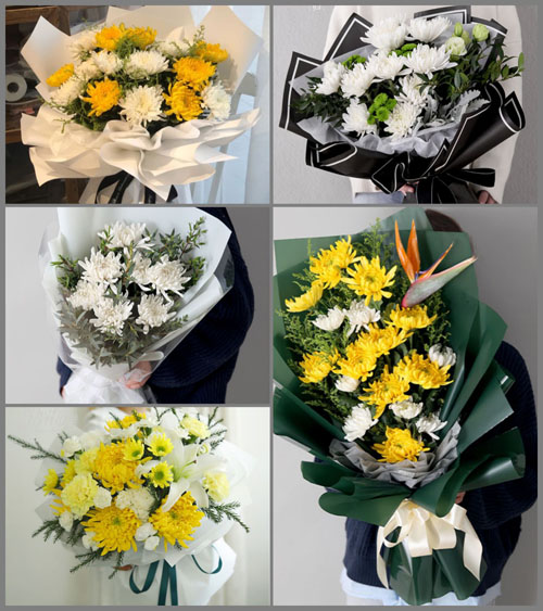 湖北襄阳市老河口市薛集镇白事花束代送